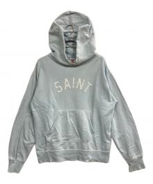 SAINT MICHAEL（セントマイケル）の古着「Hoodie Felt」｜スカイブルー