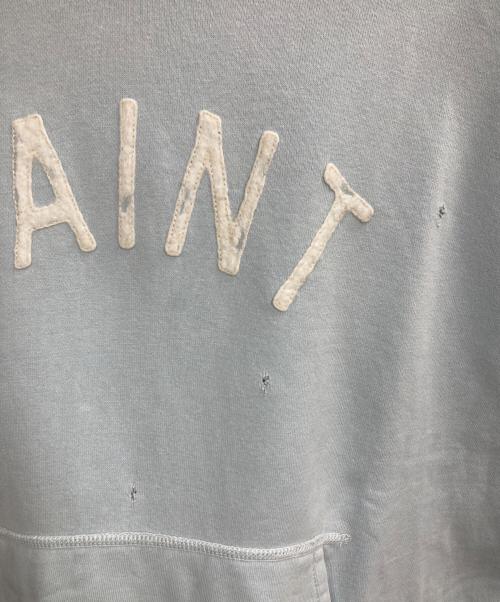 SAINT MICHAEL（セントマイケル）SAINT MICHAEL (セントマイケル) Hoodie Felt スカイブルー サイズ:Lの古着・服飾アイテム