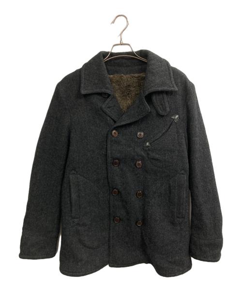 OLD JOE & Co.（オールドジョー）OLD JOE & Co. (オールドジョー) 裏ボアPコート ブラック サイズ:表記なしの古着・服飾アイテム
