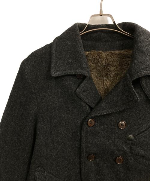 OLD JOE & Co.（オールドジョー）OLD JOE & Co. (オールドジョー) 裏ボアPコート ブラック サイズ:表記なしの古着・服飾アイテム
