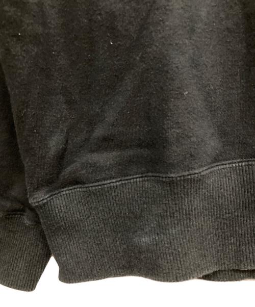 OPTSTUFF（オプトスタフ）optstuff (オプトスタフ) クルーネックスウェット ブラック サイズ:Mの古着・服飾アイテム