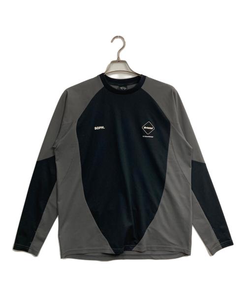 F.C.R.B.（エフシーレアルブリストル）F.C.R.B. (エフシーレアルブリストル) 24SS STREAM LINE L/S TOP ブラック サイズ:Sの古着・服飾アイテム