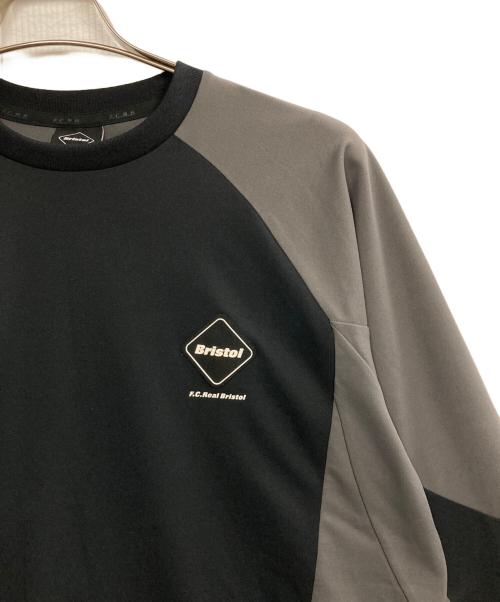 F.C.R.B.（エフシーレアルブリストル）F.C.R.B. (エフシーレアルブリストル) 24SS STREAM LINE L/S TOP ブラック サイズ:Sの古着・服飾アイテム