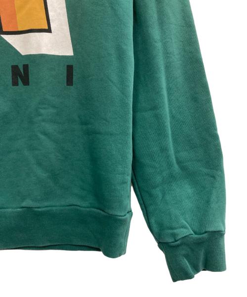 MARNI（マルニ）MARNI (マルニ) 22AW フロントロゴスウェット グリーン サイズ:KIDS 12の古着・服飾アイテム