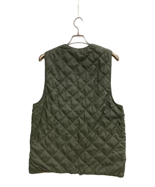 Barbour（バブアー）Barbour (バブアー) QUILTED WAISTCOAT ZIP-IN LINER VEST オリーブ サイズ:記載なし（実寸サイズを参照ください）の古着・服飾アイテム
