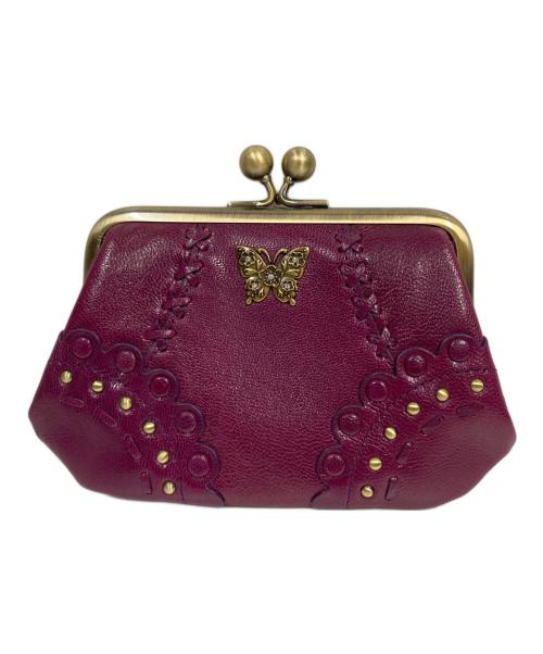 ANNA SUI（アナスイ）ANNA SUI (アナスイ) マチルダ 口金ミニ財布 パープルの古着・服飾アイテム