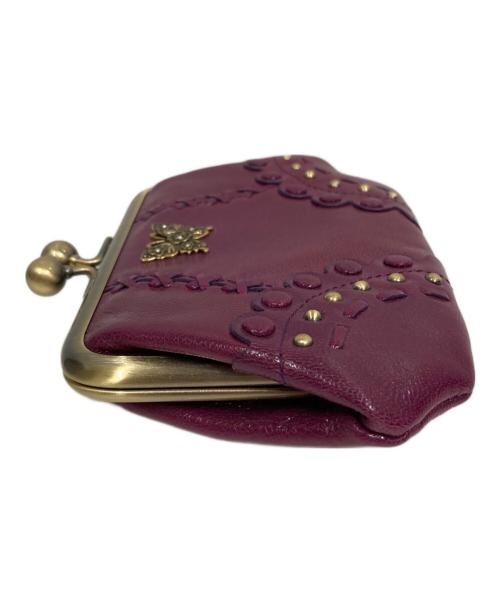 ANNA SUI（アナスイ）ANNA SUI (アナスイ) マチルダ 口金ミニ財布 パープルの古着・服飾アイテム