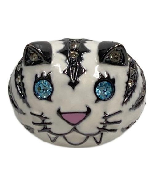 ANNA SUI（アナスイ）ANNA SUI (アナスイ) ホワイトタイガーモチーフリング ホワイト サイズ:-の古着・服飾アイテム