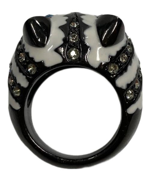 ANNA SUI（アナスイ）ANNA SUI (アナスイ) ホワイトタイガーモチーフリング ホワイト サイズ:-の古着・服飾アイテム