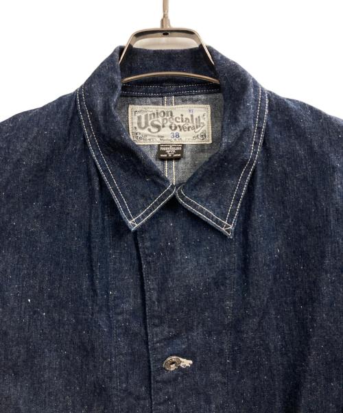 freewheelers（フリーホイーラーズ）FREEWHEELERS (フリーホイーラーズ) STEELBACKERS WORK COAT インディゴ サイズ:38の古着・服飾アイテム