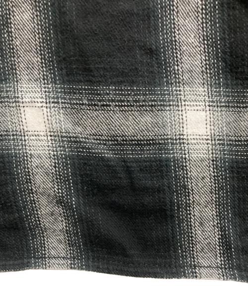 FIVE BROTHER（ファイブブラザー）FIVE BROTHER (ファイブブラザー) 70s復刻 オンブレチェックシャツ ブラック サイズ:Mの古着・服飾アイテム