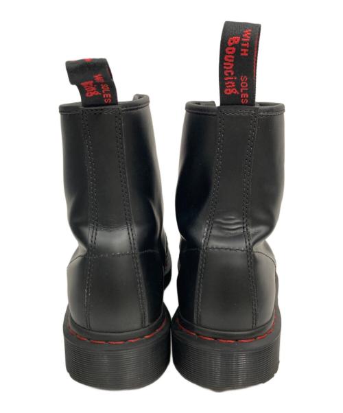 Dr.Martens（ドクターマーチン）Dr.Martens (ドクターマーチン) レッドステッチ8ホールブーツ ブラック サイズ:UK7の古着・服飾アイテム