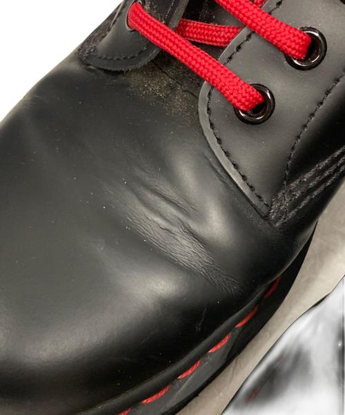 Dr.Martens（ドクターマーチン）Dr.Martens (ドクターマーチン) レッドステッチ8ホールブーツ ブラック サイズ:UK7の古着・服飾アイテム