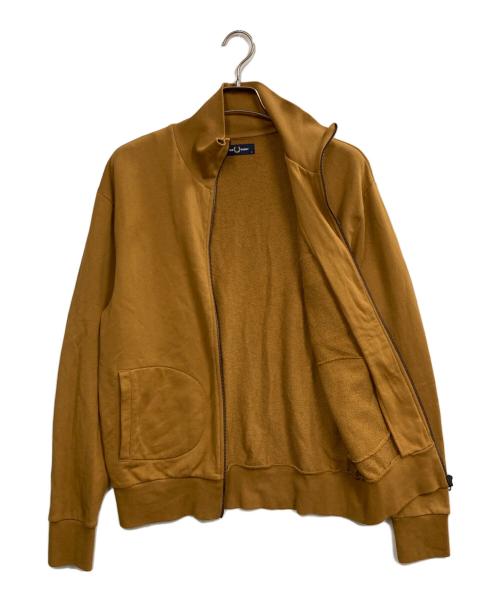 FRED PERRY（フレッドペリー）FRED PERRY (フレッドペリー) ファネル ネック バッジ トラックジャケット イエロー サイズ:Mの古着・服飾アイテム