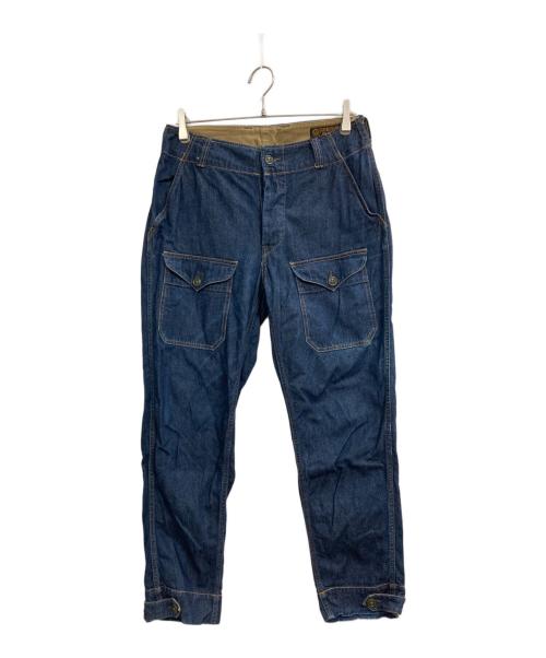 freewheelers（フリーホイーラーズ）FREEWHEELERS (フリーホイーラーズ) S-8 AVIATORS TROUSERS インディゴ サイズ:30の古着・服飾アイテム