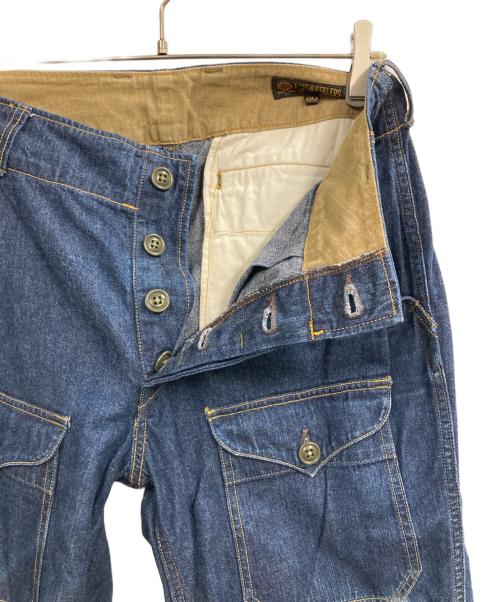 freewheelers（フリーホイーラーズ）FREEWHEELERS (フリーホイーラーズ) S-8 AVIATORS TROUSERS インディゴ サイズ:30の古着・服飾アイテム