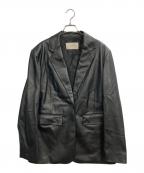 TODAYFULトゥデイフル）の古着「Ecoleather Tailored Jacket」｜ブラック