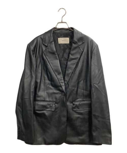 TODAYFUL（トゥデイフル）TODAYFUL (トゥデイフル) Ecoleather Tailored Jacket ブラック サイズ:38の古着・服飾アイテム