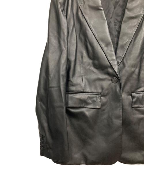TODAYFUL（トゥデイフル）TODAYFUL (トゥデイフル) Ecoleather Tailored Jacket ブラック サイズ:38の古着・服飾アイテム