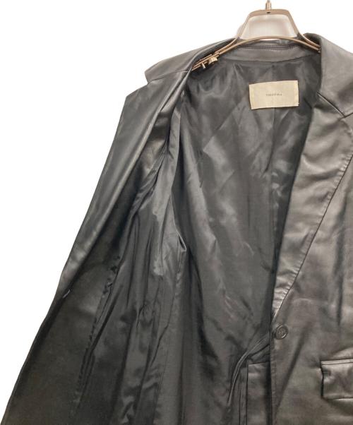 TODAYFUL（トゥデイフル）TODAYFUL (トゥデイフル) Ecoleather Tailored Jacket ブラック サイズ:38の古着・服飾アイテム