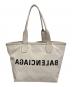 BALENCIAGA（バレンシアガ）の古着「反転ロゴJUMBO SMALL TOTE」｜ベージュ