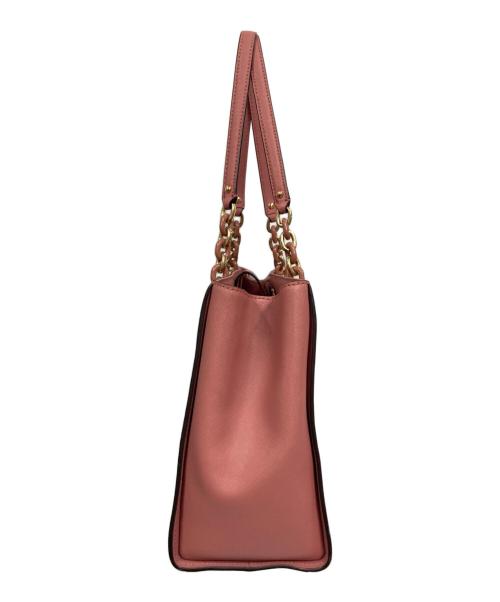 MICHAEL KORS（マイケルコース）MICHAEL KORS (マイケルコース) ソフィア ラージ トップジップ トート ピンクの古着・服飾アイテム