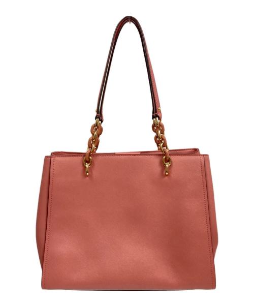 MICHAEL KORS（マイケルコース）MICHAEL KORS (マイケルコース) ソフィア ラージ トップジップ トート ピンクの古着・服飾アイテム
