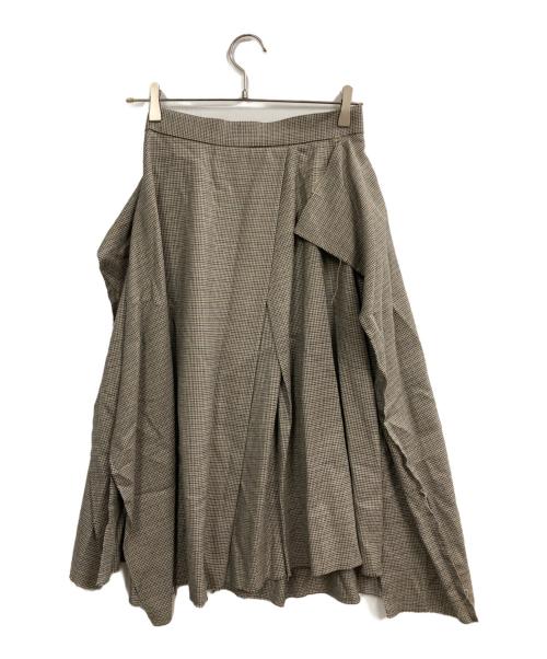Vivienne Westwood RED LABEL（ヴィヴィアンウエストウッドレッドレーベル）Vivienne Westwood RED LABEL (ヴィヴィアンウエストウッドレッドレーベル) レクタングルスカート ブラウン サイズ:Sの古着・服飾アイテム