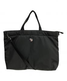 Paul Smith Junior（ポールスミスジュニア）の古着「ゼブラワンポイントレッスンバッグ」｜ブラック