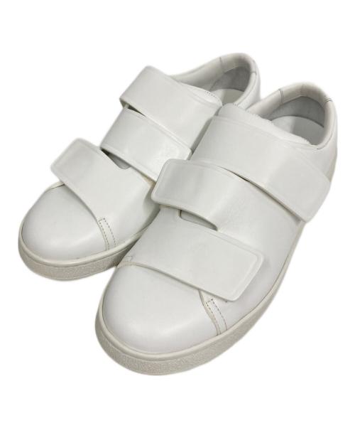 Acne studios（アクネ ストゥディオズ）ACNE STUDIOS (アクネ ストゥディオズ) Triple Lo ベルクロローカットスニーカー ホワイト サイズ:35の古着・服飾アイテム