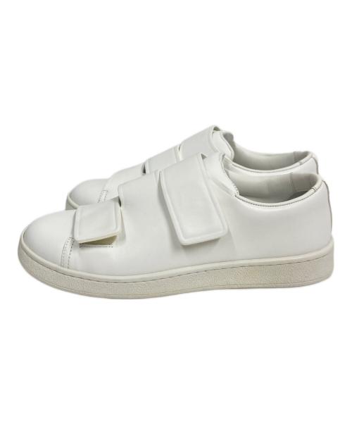 Acne studios（アクネ ストゥディオズ）ACNE STUDIOS (アクネ ストゥディオズ) Triple Lo ベルクロローカットスニーカー ホワイト サイズ:35の古着・服飾アイテム