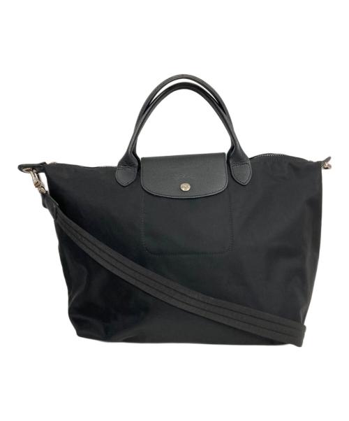 LONGCHAMP（ロンシャン）LONGCHAMP (ロンシャン) ルプリアージュネオ ショルダーバッグ ブラックの古着・服飾アイテム