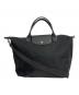 LONGCHAMP（ロンシャン）の古着「ルプリアージュネオ ショルダーバッグ」｜ブラック