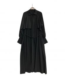 IENA（イエナ）の古着「ドットサッシュワンピース」｜ブラック