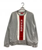 SUPREMEシュプリーム）の古着「17SS Vertical Logo Crewneck」｜グレー