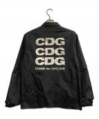 COMME des GARCONSコムデギャルソン）の古着「ナイロンコーチジャケット」｜ブラック