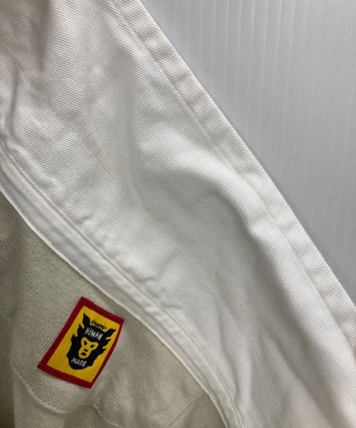 HUMAN MADE（ヒューマンメイド）HUMAN MADE (ヒューマンメイド) ラガーシャツ グレー サイズ:Lの古着・服飾アイテム