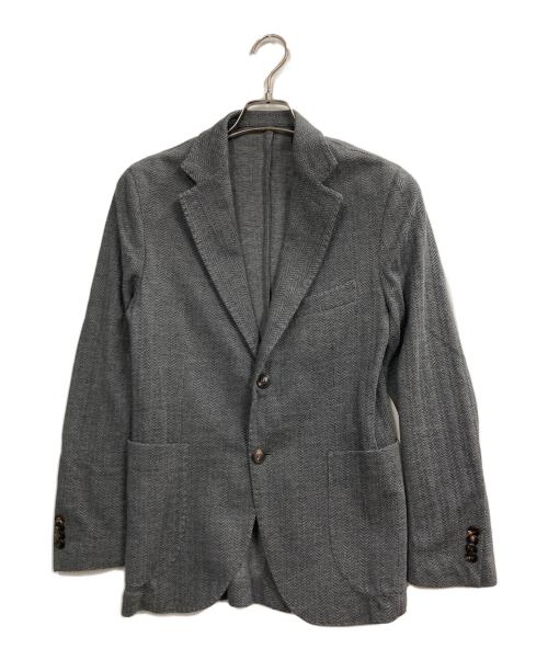 BARBA（バルバ）BARBA (バルバ) テーラードジャケット グレー サイズ:44の古着・服飾アイテム