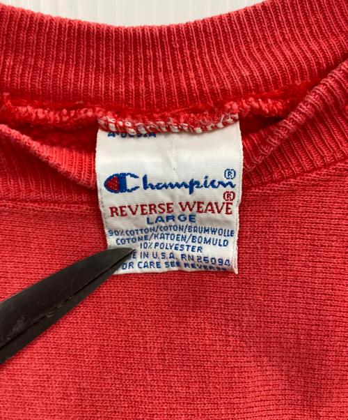 Champion（チャンピオン）Champion (チャンピオン) REVERSE WEAVE レッド サイズ:Lの古着・服飾アイテム