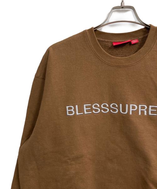SUPREME（シュプリーム）Supreme (シュプリーム) BLESS (ブレス) 23FW BLESS Crewneck ブラウン サイズ:Lの古着・服飾アイテム