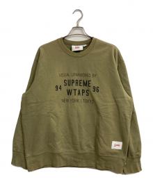 SUPREME×WTAPS（シュプリーム×ダブルタップス）の古着「21AW Crewneck」｜カーキ