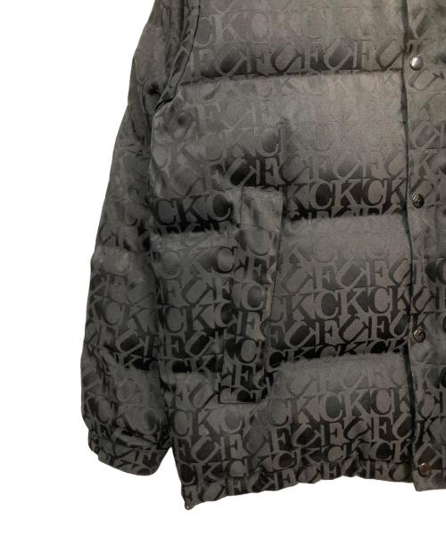 SUPREME（シュプリーム）Supreme (シュプリーム) 17AW Fuck Jacquard Puffy Jacket ブラック サイズ:Lの古着・服飾アイテム