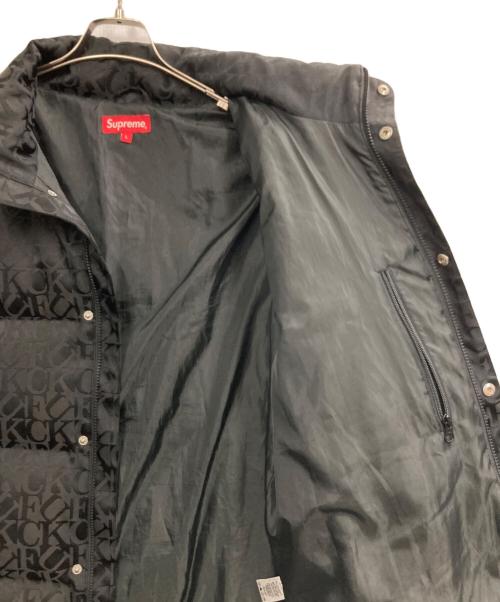 SUPREME（シュプリーム）Supreme (シュプリーム) 17AW Fuck Jacquard Puffy Jacket ブラック サイズ:Lの古着・服飾アイテム