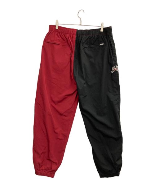 TIGHTBOOTH PRODUCTION（タイトブースプロダクション）TIGHTBOOTH PRODUCTION (タイトブースプロダクション) バイカラートラックパンツ ブラック×レッド サイズ:XLの古着・服飾アイテム
