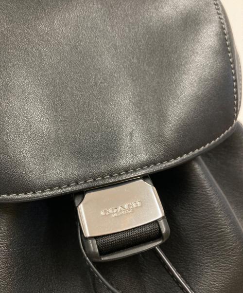 COACH（コーチ）COACH (コーチ) ペーズレザーバックパック ブラックの古着・服飾アイテム
