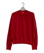 AURALEEオーラリー）の古着「HIGH TWIST LIGHT SWEAT P/O」｜レッド