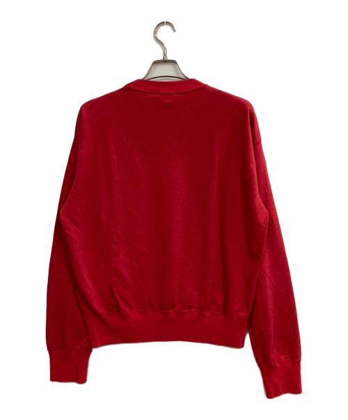 AURALEE（オーラリー）AURALEE (オーラリー) HIGH TWIST LIGHT SWEAT P/O レッド サイズ:4の古着・服飾アイテム