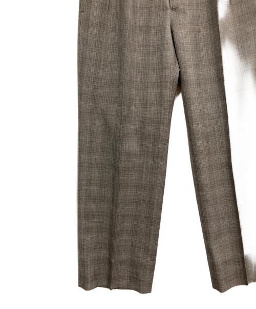 MAATEE&SONS（マーティーアンドサンズ）MAATEE&SONS (マーティーアンドサンズ) 永遠スラックス マット チェック グレー サイズ:1の古着・服飾アイテム