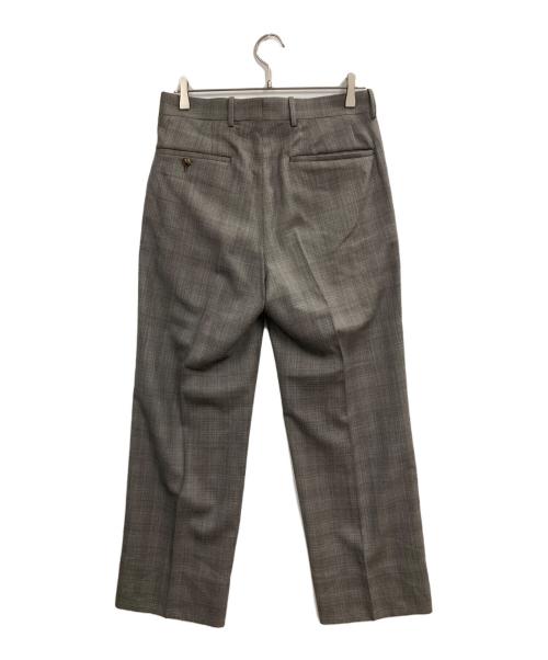 MAATEE&SONS（マーティーアンドサンズ）MAATEE&SONS (マーティーアンドサンズ) 永遠スラックス マット チェック グレー サイズ:1の古着・服飾アイテム