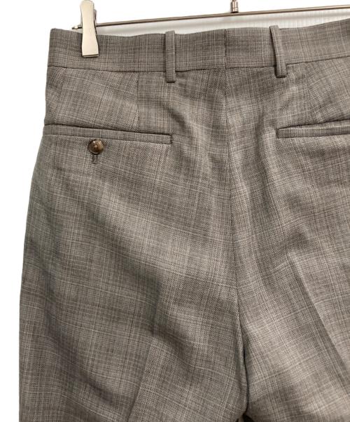MAATEE&SONS（マーティーアンドサンズ）MAATEE&SONS (マーティーアンドサンズ) 永遠スラックス マット チェック グレー サイズ:1の古着・服飾アイテム